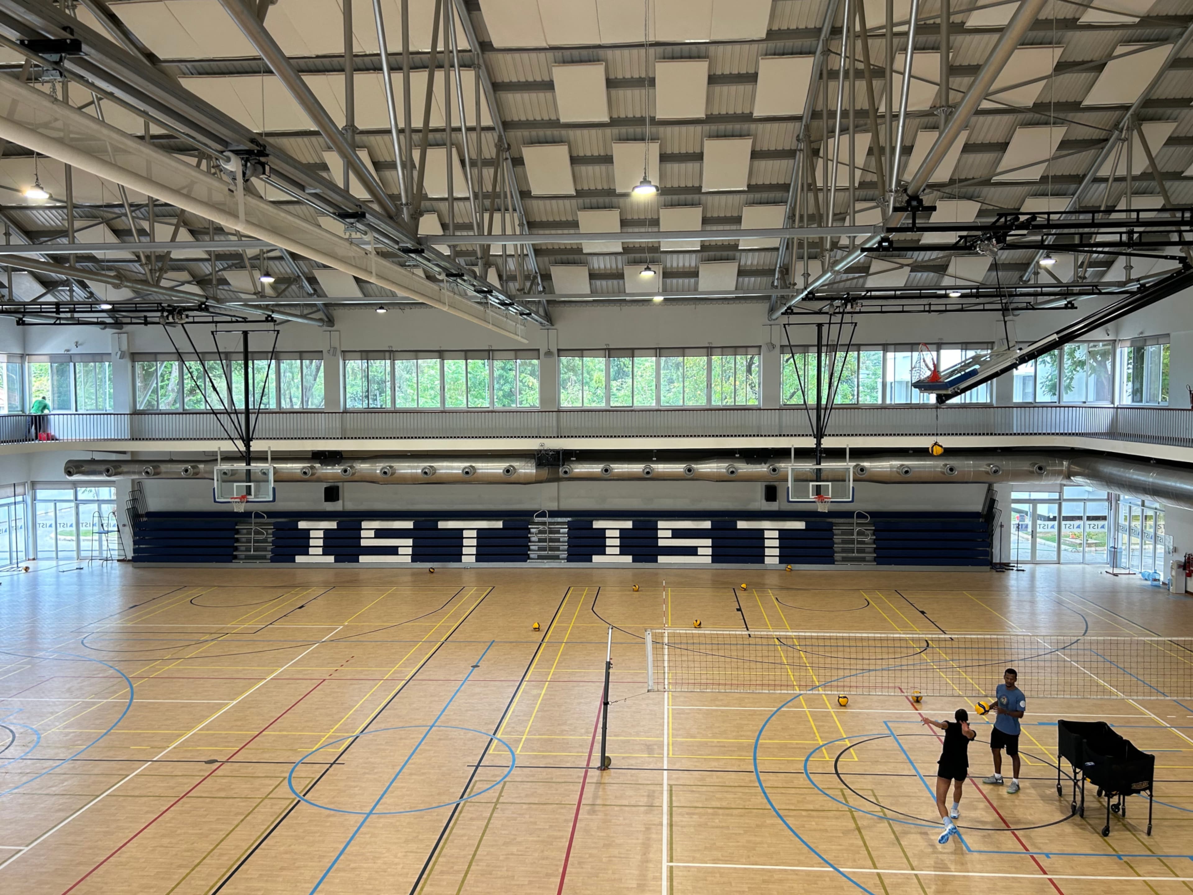 IST Athletic Centre, Dar es Salaam. Built sports hall